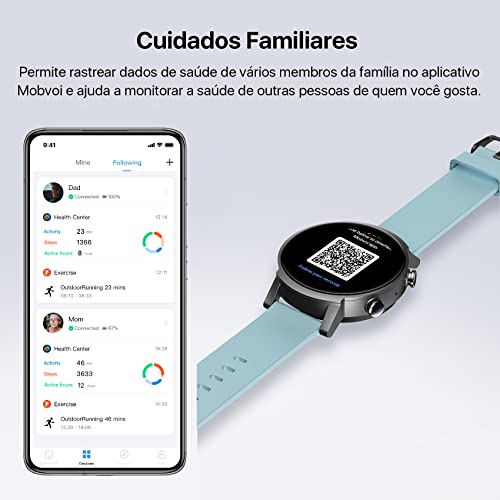 Ticwatch E3 Smartwatch Wear OS do Google for Men Women Qualcomm Snapdragon Wear 4100 Platform Fitnes