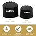 KUVRD Universal Lens Cap 2.0 - Fits 99% DSLR Lenses, Element Proof, Lifetime Coverage, Magnum, 2-Pack