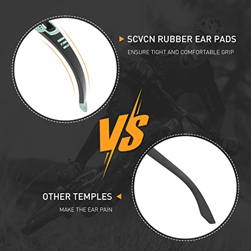 Scvcn Polarized Sports Sunglasses Cycling Glasses With 3 Interchangeable Lenses For Men Women Mtb Bmx Bicycle Riding Running Uv 400 #TOP4