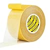 Double Sided Tape Heavy Duty, 1.77in x 33FT(10m), Universal High Tack Strong Wall Adhesive with Fiberglass Mesh, Super Sticky Resistente Clear Tape, Easy Use Mounting Tape Strips Office Home