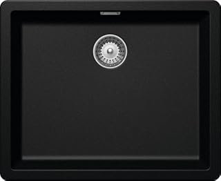 SCHOCK Einbauspüle GREENWICH N-100L-FB, Magma Cristadur, Unterschrank 60 cm, Montage flächenbündig, GREN100LFBMAG