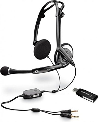 Casque Plantronics Audio 400 DSP Binaural stéréo Noir avec Micro PC