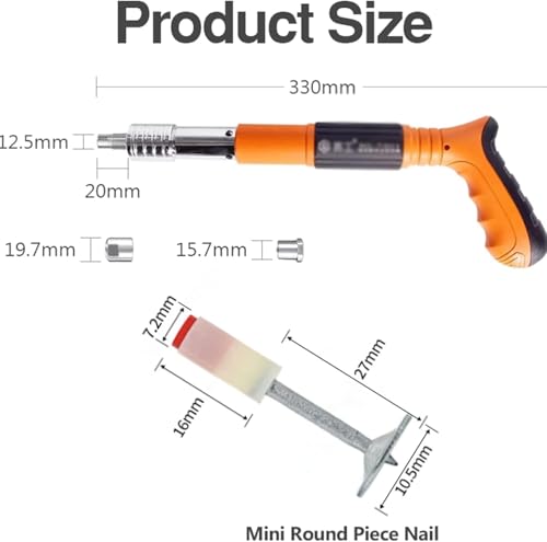 Pistolet à riveter mural pour fixer sans percer le béton - 7