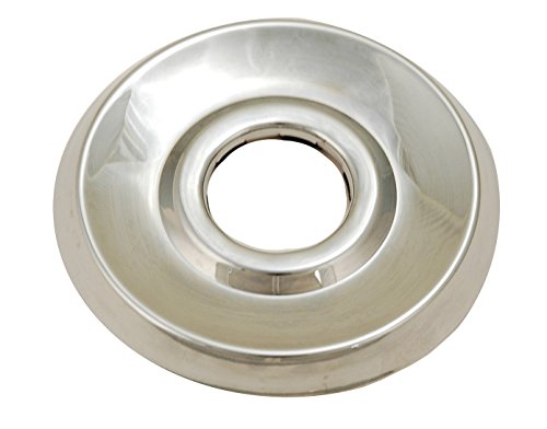 Grifería de bañera y ducha de 8" con tres manijas, baño cromado, sin arandelas, manijas de porcelana cruzada - Plumb USA 34580CP miniatura 4
