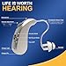 Hearing Aids, Rechargeable OTC Hearing Aids for Seniors with Noise Cancelling , Digital Hearing Amplifier For The Hearing Loss,Hearing amplifiers for Seniors Premium Comfort Design And Ultral Long Battery Life