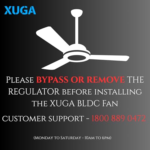Image of XUGA Zephyr F1W Premium Smart 1200mm, BEE 5-star BLDC fan,6 Blade,Remote Ceiling fan for Home, 100% Copper Motor,Energy Saving, High Air Delivery,LED (Wooden Combo)(5 Year Warranty)