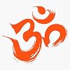 Orange Hindu Om Symbol Sticker Vinyl Bumper Sticker Decal 5