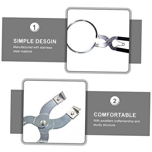 Vaguelly 3 Pçs Instalador De Anel De Pistão Filtro Pequeno Ferramentas Automotivas Kit Pequeno Compr