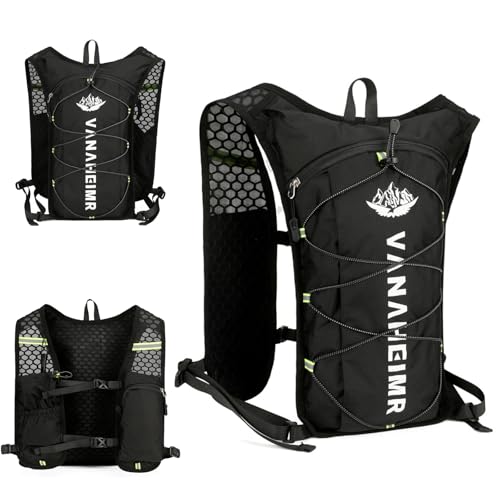 Zaino Trail Running, Zaino da Corsa Leggero per Uomo e Donna, Riflettenti, Resistente all'acqua,...