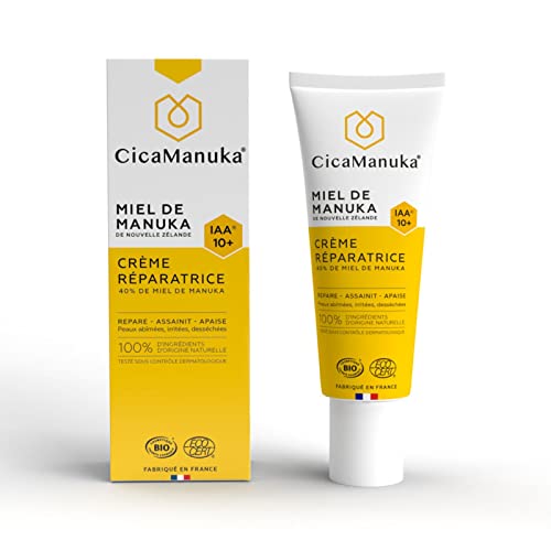 CICAMANUKA Crème réparatrice au miel de Manuka IAA10+