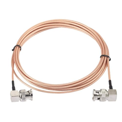Superbat 3G HD SDI Cable 6ft RG179 Thin Right Angle BNC Male Cable 75 Ohm