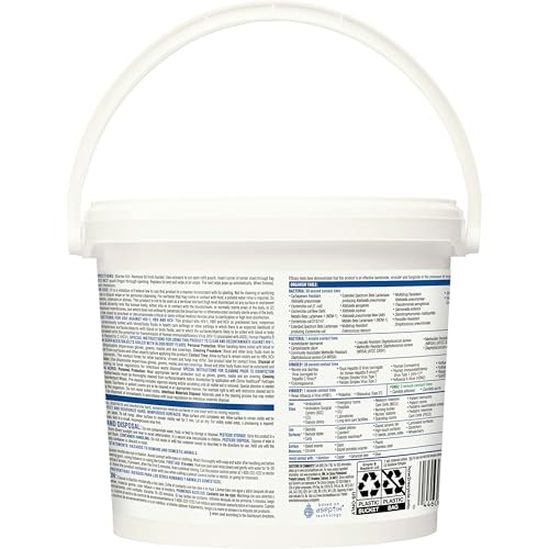 Clorox Healthcare Hydrogen Peroxide Disinfectant Wipes, 12"x11", 185 Ct. - image 9