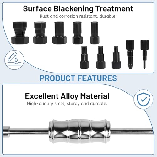 Kit de extractor rodamientos internos DBREAKS con estuche de herramientas de 8-32mm 4
