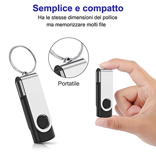 JEVDES Chiavetta USB 2GB 10 Pezzi 2.0 Pen Drive