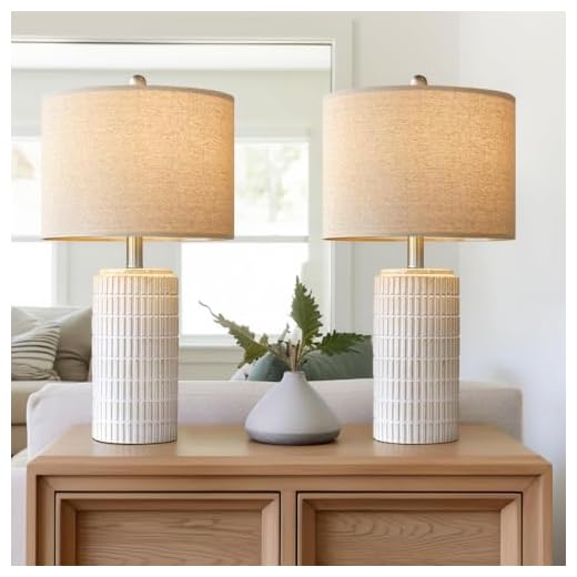 PoKat Modern Table Lamp Set of 2