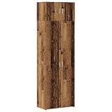 KGHFDVB Armadio portaoggetti, 2 pezzi, in legno, 70 x 42,5 x 185 cm