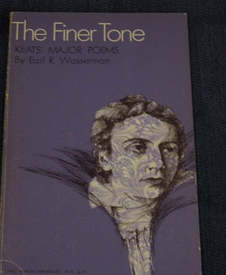 The Finer Tone: Keats's Major Poems 0801806577 Book Cover