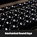 Azio Retro Classic USB (Elwood) - Wired Vintage Backlit Mechanical Keyboard for PC, Walnut Wood (MK-RETRO-W-01-US)