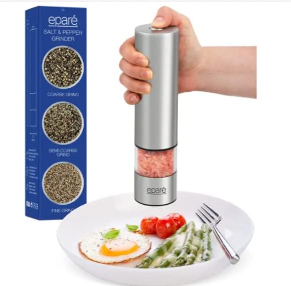 Electric Salt and Pepper Grinder Mill Battery Operated