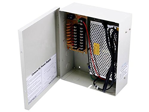🛒 Crazy Deals Monoprice 106876 8 Channel 12V DC 13 Amps CCTV Camera Power Supply