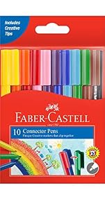 Faber-Castell Connector Pens, 10er Kartonetui