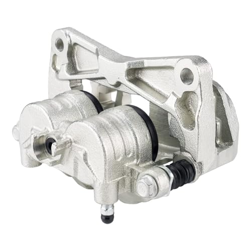 Image of KAX Disc Brake Caliper Assembly with Bracket for Subaru, Saab- Forester, Outback, Crosstrek, XV Crosstrek, Legacy, Baja, Impreza, 9-2X, Front Right Passenger Side