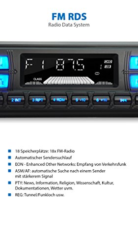 XOMAX XM-RSU255BT Autoradio con Vivavoce Bluetooth...