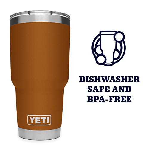 Image of YETI Rambler 30 oz Tumbler, Stainless Steel, Vacuum Insulated with MagSlider Lid, Clay