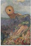 RuiChuangKeJi Affiche d'art 70x90 cm sans Cadre Odilon Redon - Cyclope C1914 Chambre Peinture Décor Numérique Chambre Familiale Affiche