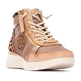 Carmela - Zapatilla Mujer Beige - Calzado Cómodo y Versátil - Moda Casual - Modelo 16251402 (Talla 37)
