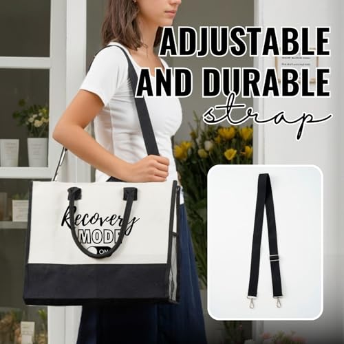 Bolso Tote de lona grande para mujer miniatura 5