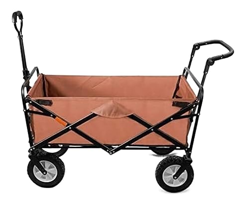 Carro De Playa Carrito Playa Carrito De Jardín Plegable para El Hogar, Carro De Compras Resistente para Acampar Al Aire Libre, Camión De Pesca con 4 Ruedas Carro Playa Plegable