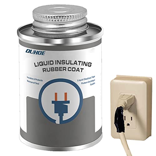 Aznever Capa de Caucho Aislante líquido | Caucho de Sellado de fijación electrónica de Aislamiento rápido Resistente al Agua seco Anti-UV - Anti-UV Secado Impermeable Aislamiento rápido Goma Cover