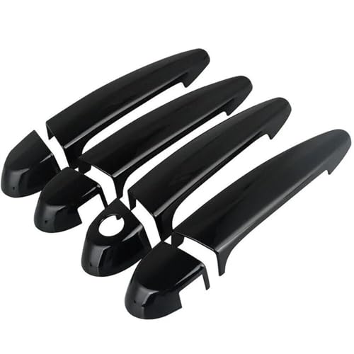 Cubiertas de manija negro brillante en ABS para BMW E90 F30 X1 X3, juego de 4 piezas
