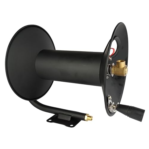 Generisch - Schlauchtrommel | für Kärcher HD HDS Kränzle Hochdruckreiniger | bis 280 bar | 50m Länge | M22x1,5 AG x M22x1,5 AG | Hochdruckschlauch Schlauchaufroller