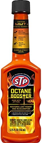 STP Octane Booster, Bottled Fuel System Cleaner Restores Lost Power and Acceleration, 5.25 Oz, STP
