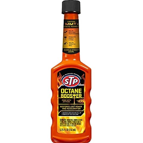 STP Octane Booster, Bottled Fuel System Cleaner Restores Lost Power and Acceleration, 5.25 Oz, STP Cover