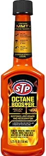 Octane Booster, Bottled Fuel System Cleaner Restores Lost Power and Acceleration, 5.25 Oz, STP