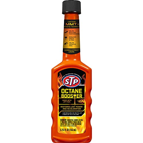 STP Octane Booster, Bottled Fuel System Cleaner Restores Lost Power and Acceleration, 5.25 Oz, STP #1