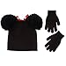 Disney Girls Minnie Mouse Winter Hat and Mitten or Glove Set (Toddler/Little Girls), Size Age 4-7, Minnie Red Polka Dot Gloves