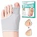 Tutore Alluce Valgo, Calzini per Alluce Valgo, Tutore Alluce Valgo Correttore, Correttore Alluce Valgo e Separatori con cuscinetto in gel di silicone integrato, Alleviare Il Dolore (37-43 M, Grigio) immagine