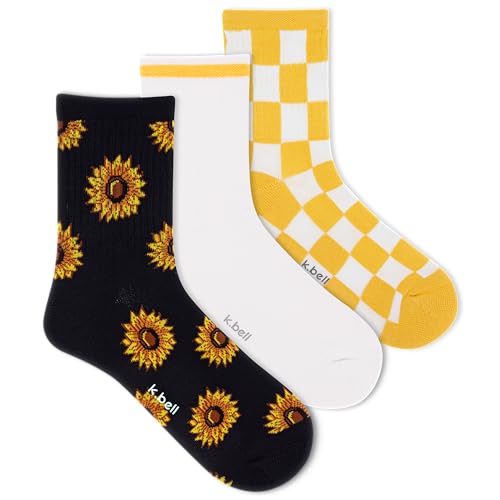 Image of K. Bell Women's Fun American Classics Crew Socks (1-Pack)