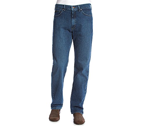 Image of Lee Men's Cotton Blend and Polyester Regular Fit Straight Leg Jeans