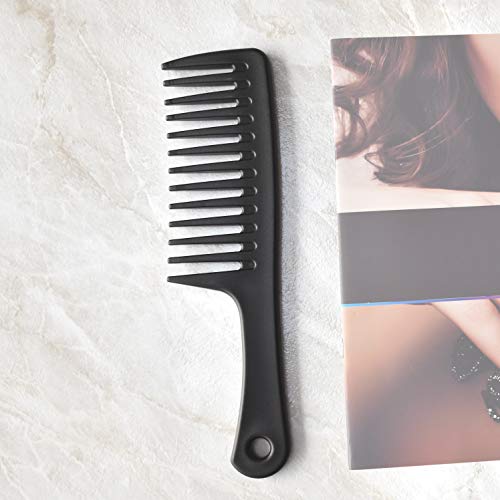 Peine de Dientes Anchos Negro para Todo Tipo de Cabello miniatura 5