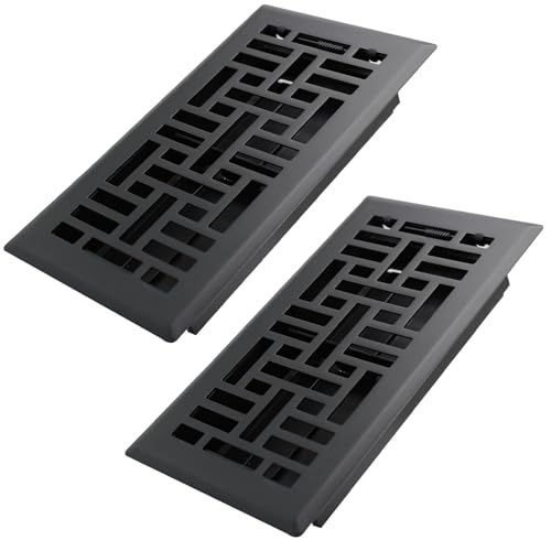 Howeall 4x8 Inches 2 Pack Heavy Duty Walkable Floor Register