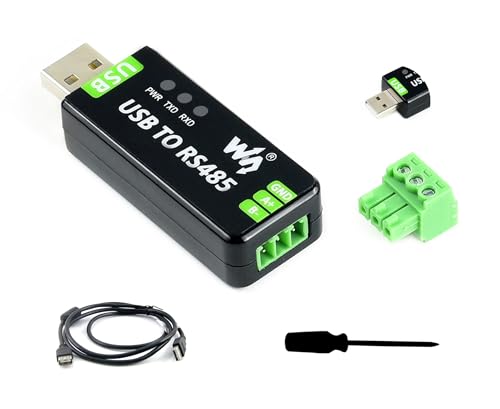 Industrial USB to RS485 Converter Bidirectional Adapter Board, with Original FT232RNL and SP485EEN Chip, up to 1.2km Transmission Distance, Support Mac/Linux/Android/WinCE/ Win11/10/8.1/8/7/XP, etc.