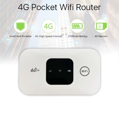 Mobile Hotspot, Portable Travel Router 150Mbps High Speed SIM Card (Not Provide) Hotspot Device 4G Strong Coverage Mobile Internet Router for Car Home Office Travel - Image 4