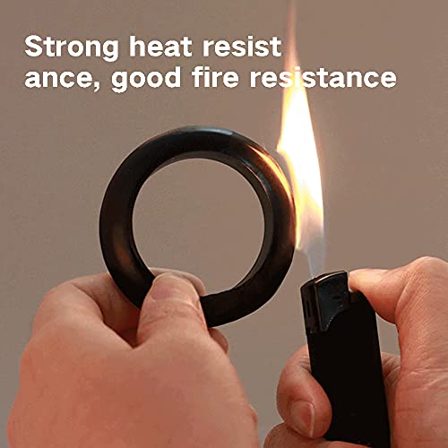 image for Vrupin 188 Pcs Rubber Grommets Kit - Rubber Washers for Wiring - 10 Di