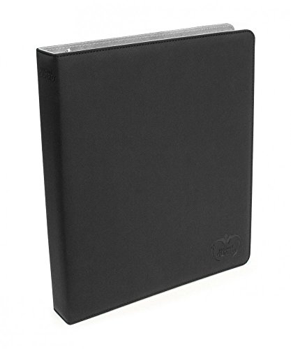 Image of Ultimate Guard Collector's Album Slim | Trading Card Collection Binder with Black Xenoskin Cover & Reinforced 3 Heavy Duty D-Ring | Perfect for TCG Sleeves | Holder Album