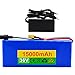 YXDFG Batteria per Bici Elettrica 36V 15Ah - Batteria al Litio Ebike 10S4P 18650, con Caricatore 42V 2A E BMS 15A,per 250 W 350 W 500 W 750 W Bici da Bicicletta Motore da Moto